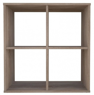 Стеллаж Polini Home Smart, древесина коричневая светлая дуб. Фото