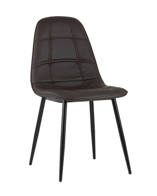Стул Тейлор экокожа тёмно-коричневый. Фото №2