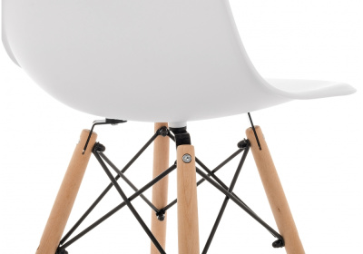 Стул деревянный Eames PC-015 белый фото Стул деревянный Eames PC-015 белый. Фото №5