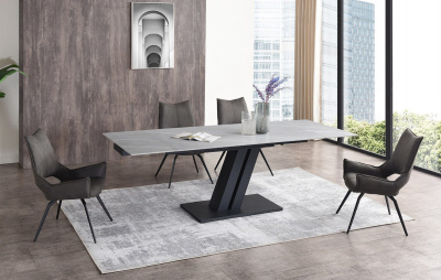 Стул DC1241 серый/черный. Фото №4