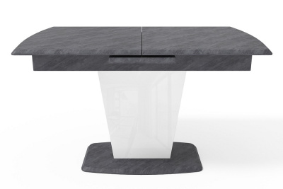 Стол Шарли обеденный (белый/бетон серый). Фото №2