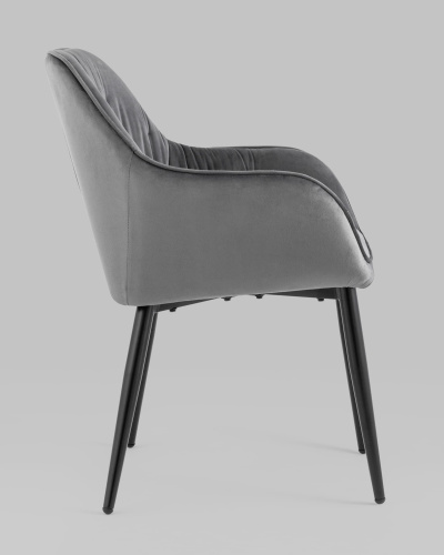 Стул Алекса велюр серый. Фото №4