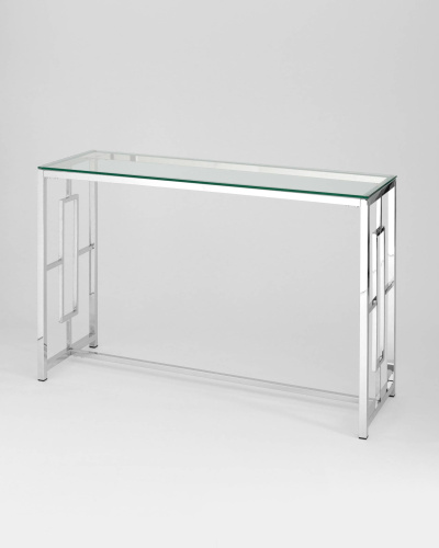 Консоль БРУКЛИН 120*40 серебро. Фото №3