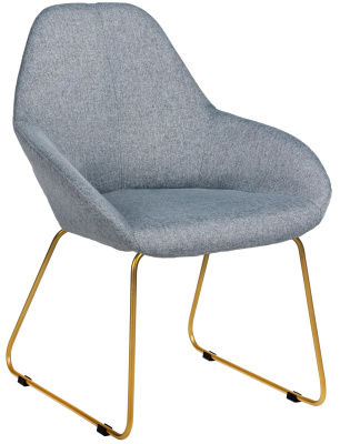 Кресло Kent Грей/Линк Золото. Фото №2