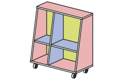 Шкаф навесной открытый Силуэт фото Шкаф навесной открытый Силуэт. Фото №2