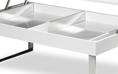 Журнальный стол J030 белый лак. Фото №7