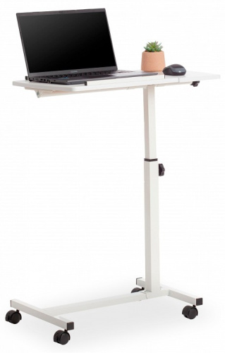 Подставка для ноутбука LT-01 металл, мдф, white (белый). Фото №1