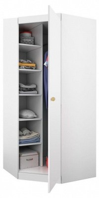 Шкаф платяной Polini Kids Fun, белый. Фото