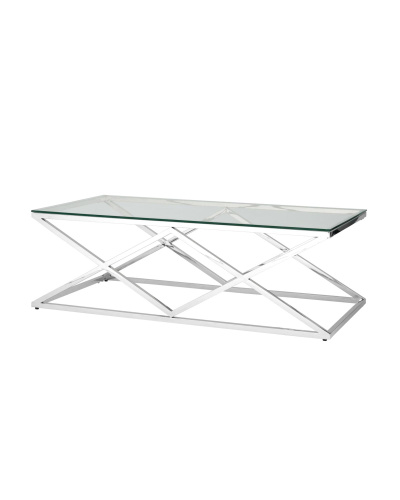 Журнальный стол 120*60 ИНСИГНИЯ серебро. Фото №1