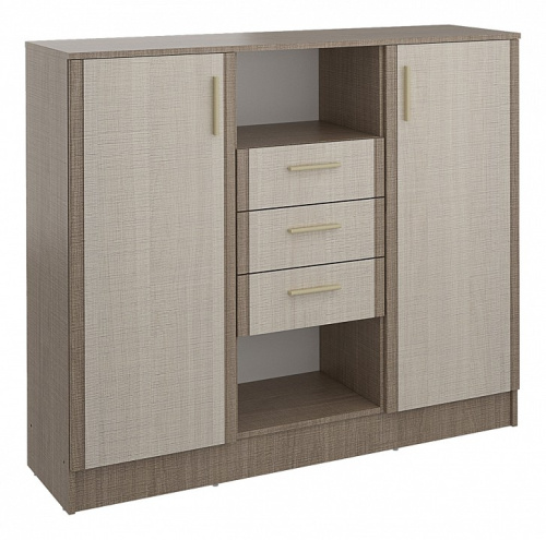 Юта СТЛ.359.07 Комод Крослайн карамель/Латте. Фото №1