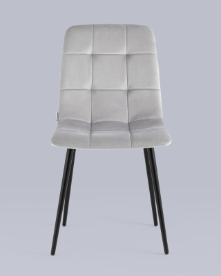 Стул Одди велюр светло-серый. Фото №5