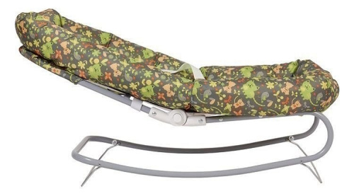 Шезлонг детский Polini kids Веселые животные, зеленый. Фото №8