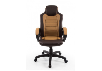 Компьютерное кресло Kadis коричневое / бежевое. Фото