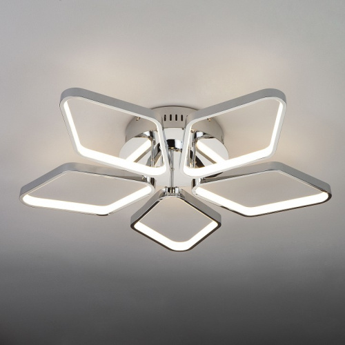 Потолочная люстра Eurosvet Kalifea 90081/5 хром 65W. Фото №1