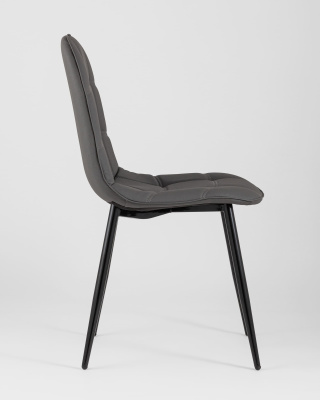 Стул Тейлор экокожа тёмно-серый. Фото №4