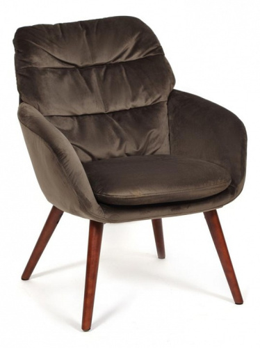 Кресло ORFEI (mod. DM4156)   дерево, ткань, 65*75*87, коричневый (37-brown). Фото №1