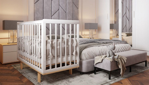 Кроватка Polini Kids Simple 340, белый фото Кроватка Polini Kids Simple 340, белый. Фото №13