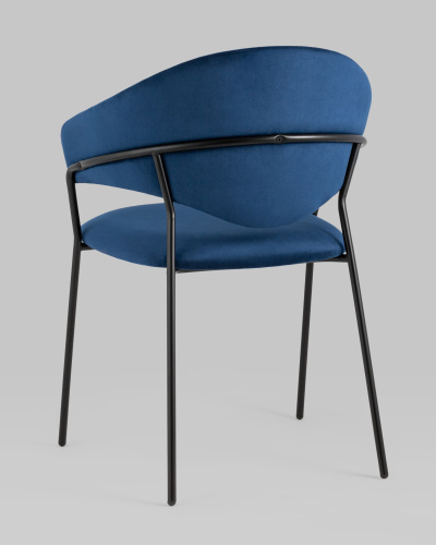 Стул Алексис велюр синий. Фото №7