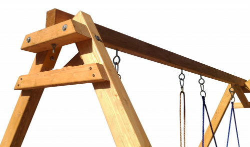 Качели детские Р911-18, коричневый. Фото №5