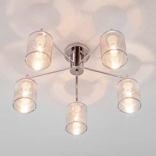 Потолочная люстра Eurosvet Tela 70109/5 хром. Фото №2