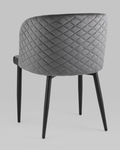 Стул Оскар велюр серый фото Стул Оскар велюр серый. Фото №7