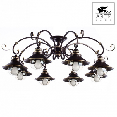 Потолочная люстра Arte Lamp Grazioso A4577PL-8CK фото Потолочная люстра Arte Lamp Grazioso A4577PL-8CK. Фото №2