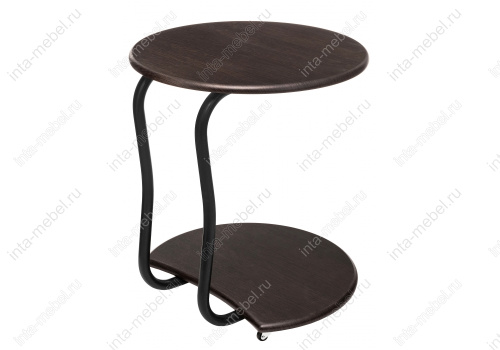 Журнальный стол Андромеда черный матовый / орех. Фото №2