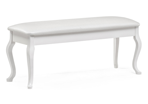 Банкетка Хиль белая / кожзам белый пунто. Фото №2