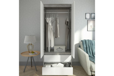 Шкаф платяной Биллунд,белый. Фото