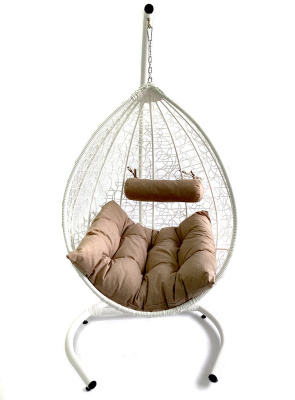 Подвесное кресло "КРИТ", цвет: белый фото Подвесное кресло "КРИТ", цвет: белый. Фото