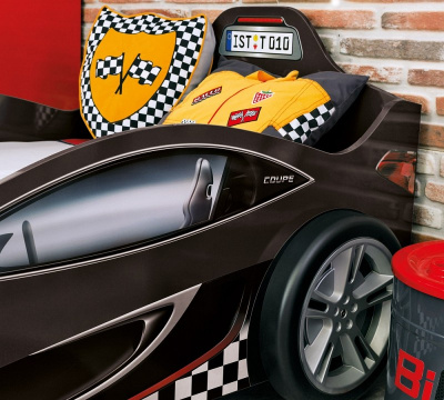 Кровать машина Cilek Coupe черная 20.03.1312.00. Фото