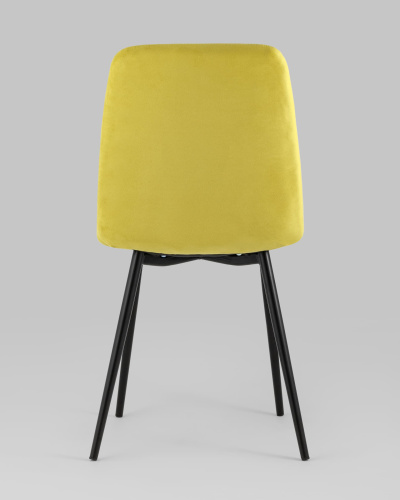 Стул Oliver велюр золотистый. Фото №6