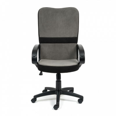 Кресло СН757 флок , серый/черный, 29/35. Фото №2