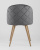 Стул Лион велюр с ромбами серый. Фото №6