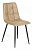 Стул  CHILLY (mod. 7094) металл,ткань наппа, 46 х 54 х 89 х 50 см, светло-коричневый/черный, PK-01 (поставляется по 4 шт)