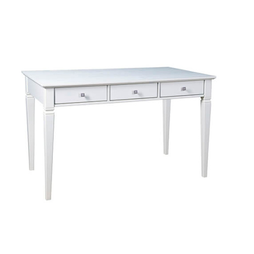 (5.1) Стол письменный "Ольса" 003 (белый лак). Фото №1