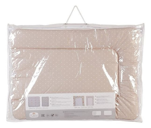 Матрас пеленальный Polini kids Слоник, бежевый. Фото №5