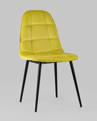 Стул Тейлор велюр желтый. Фото №3