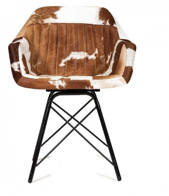 Кресло Secret De Maison EAMES RODEO ( mod. M-11998 ) металл/шкура буйвола, 62х50х81см, античная медь/коричневый фото Кресло Secret De Maison EAMES RODEO ( mod. M-11998 ) металл/шкура буйвола, 62х50х81см, античная медь/коричневый. Фото №2