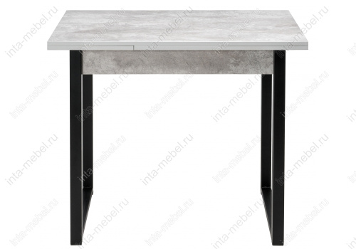 Стол деревянный Форли бетон / черный матовый. Фото №5