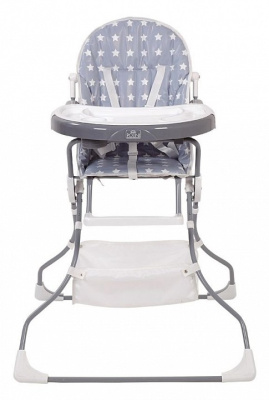 Стул для кормления Polini kids 252 Звезды, серый фото Стул для кормления Polini kids 252 Звезды, серый. Фото №3