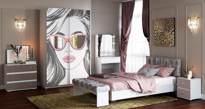 Шкаф-купе Мемори,белый. Фото