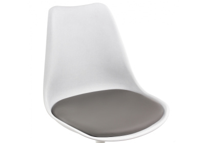 Стул Tulip белый / серый. Фото
