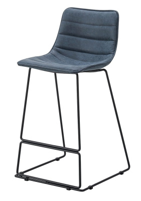 Стул полубарный CQ-8280E-1 синий 2078. Фото