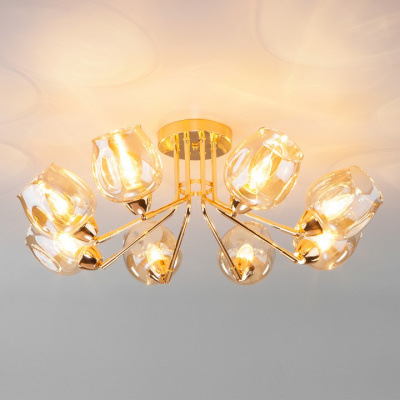 Потолочная люстра Eurosvet Marci 30164/8 золото фото Потолочная люстра Eurosvet Marci 30164/8 золото. Фото №2