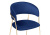 Стул Kamelia dark blue / gold фото Стул Kamelia dark blue / gold. Фото №4