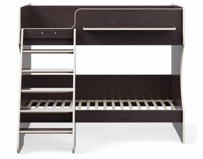 Кровать двухъярусная Р434 Капризун 3, древесина коричневая светлая дуб. Фото