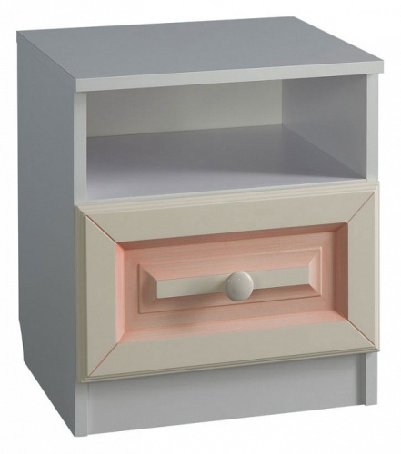 Алиса Тумба прикроватная Белый/ Крем. Фото №1