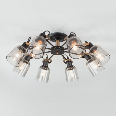 Потолочная люстра Eurosvet Astor 70111/8 черный. Фото №2