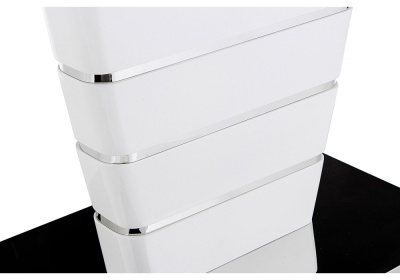 Стол стеклянный Space 160 белый. Фото №5